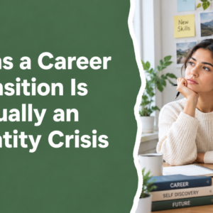 Signs a career transition is actually an identity crisis