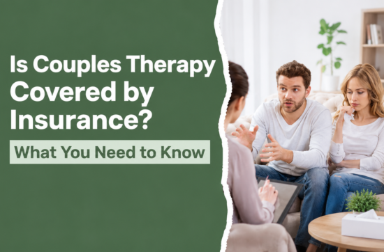 Couples therapy session showing a distressed couple talking with a therapist, illustrating insurance coverage for couples counseling.
